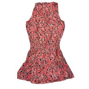 Ramy Brook Perry Dress, Size M, Tropical Floral Sleeveless Flirty Romantic Short